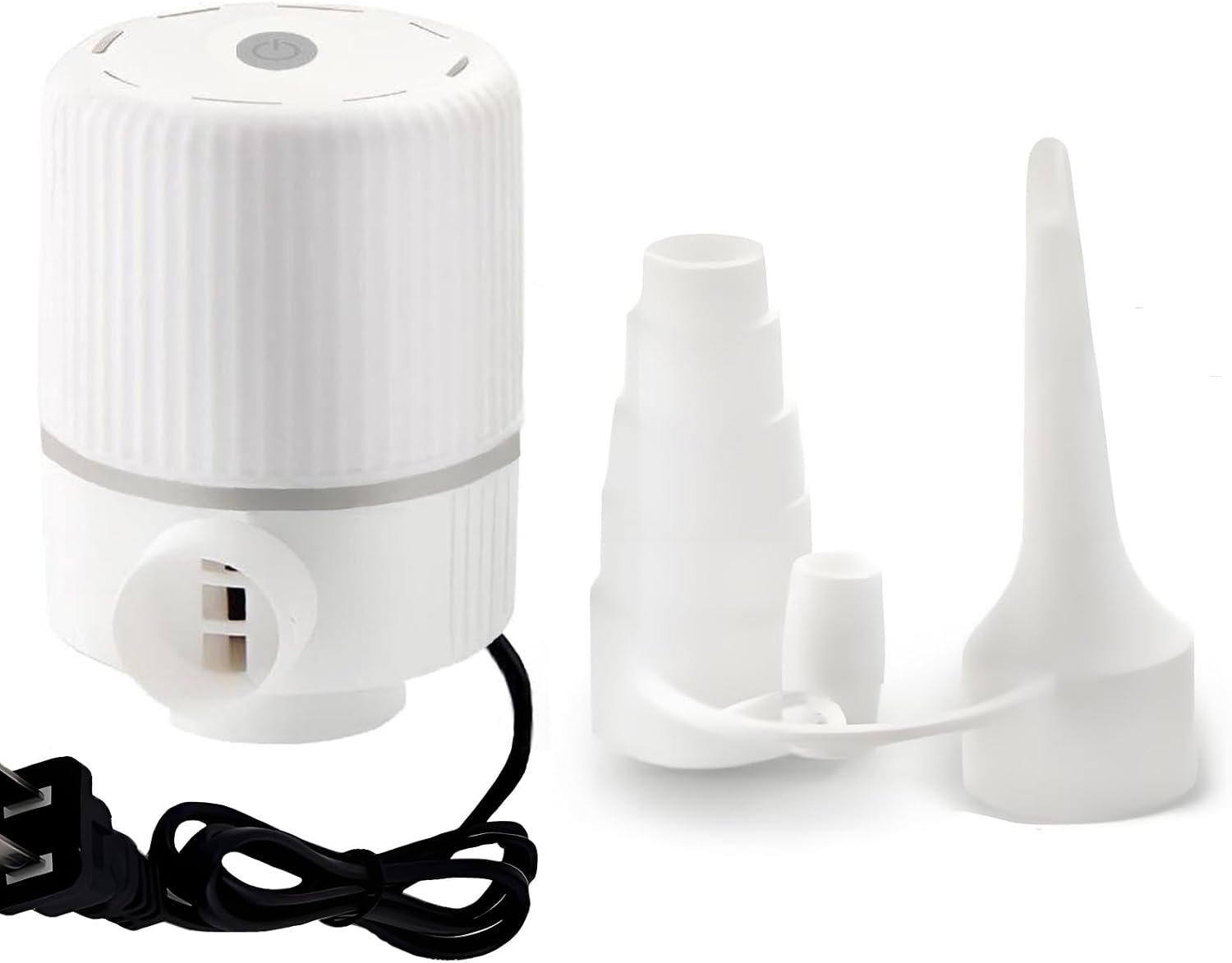 2-in-1 Electric Air Pump for Vacuum Storage Bags and Inflatables, Travel Vacuum Bag Pump for Various Sealing Bags Portable Vacpack Air Pump for Clothing, Pillows, Comforters (Storage Bag Not Included)